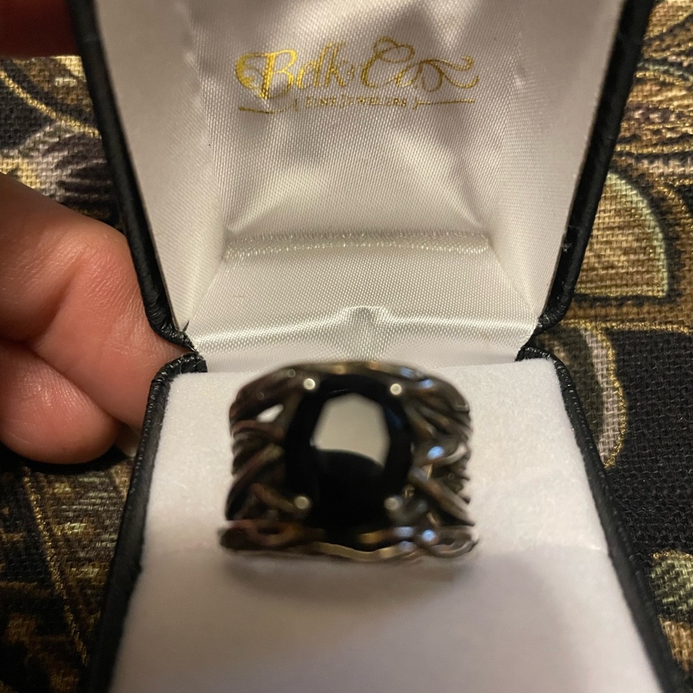 Effy Black And Silver Statement Ring - image 1